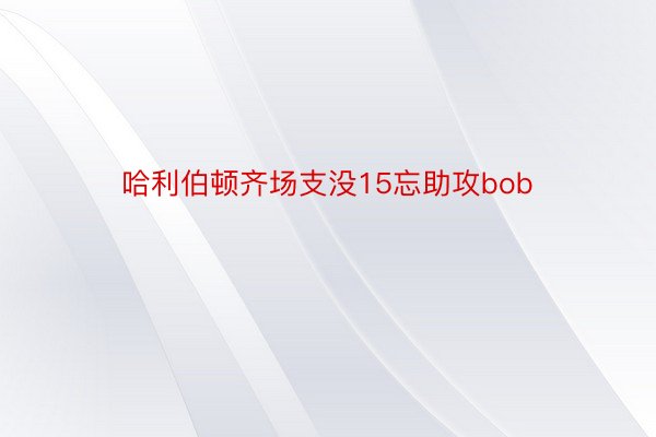 哈利伯顿齐场支没15忘助攻bob